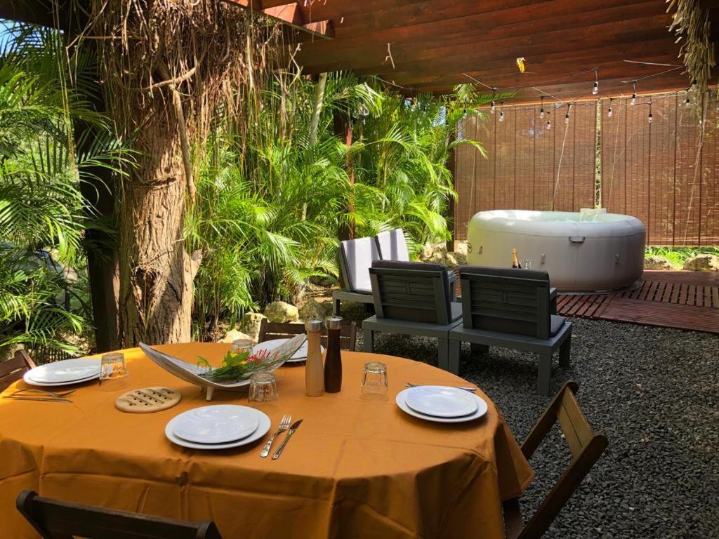 Eden Chalet, Spa Privatif Les Abymes Buitenkant foto